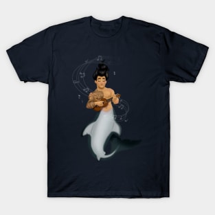 Musical Polynesian Merman T-Shirt